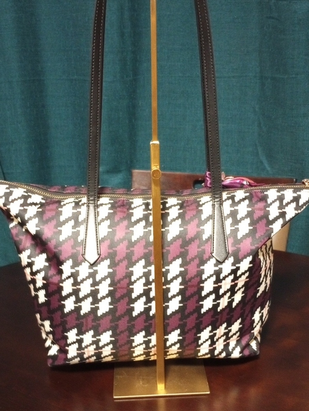 Kate Spade Kitt Tote w/Brooch and Scarf - Picture 4 of 16